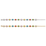Bracciale scintillante multicolore