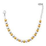 Bracciale cuori lisci