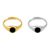 Chevalier mini tondo black