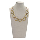 Collana cuori traforati