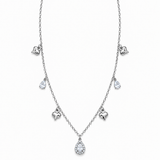 Collana gocce strass