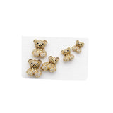 Set orecchino Teddy strass