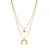 Collana doppio filo moon