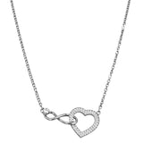 Collana cuore infinito