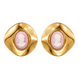 Orecchino lady cameo