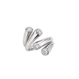 Anello vela strass