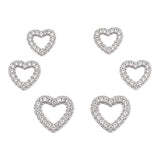 Set cuoricini strass