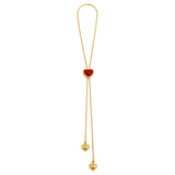 Collana cuore rosso