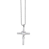 Collana croce romantica
