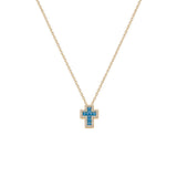 Collana piccola croce colors
