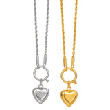Collana torchon heart