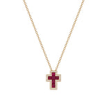 Collana piccola croce colors