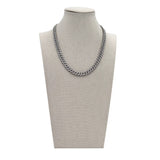 Collana groumette slim strass