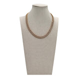 Collana groumette slim strass