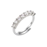 Anello 7 zirconi