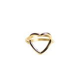 Anello cuore traforato