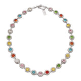Collana scintillante multicolore