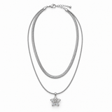 Collana snake fiore
