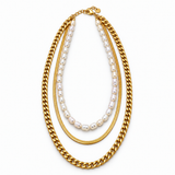 Collana tris perle