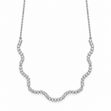 Collana baguette onda