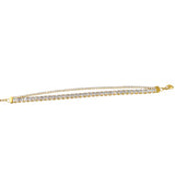 Bracciale doppio filo tennis