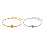 Bracciale nodo intrecciato