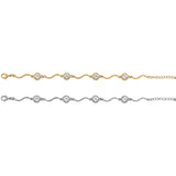 Bracciale Waves scintillante