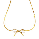 Collana snake fiocco