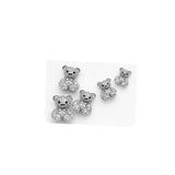 Set orecchino Teddy strass