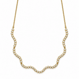 Collana baguette onda