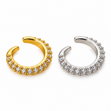 Ear cuff sottile strass