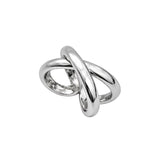 Anello incrocio liscio