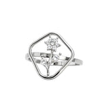 Anello fiore prezioso