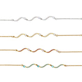 Bracciale onde brillanti