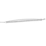 Bracciale doppio filo tennis