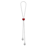 Collana cuore rosso