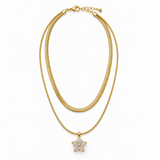 Collana snake fiore