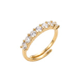 Anello 7 zirconi