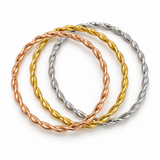 Bracciale tris bicolore