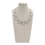 Collana cuori traforati