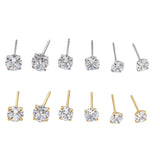 Set orecchino vivo tondo