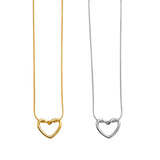 Collana cuore liscio